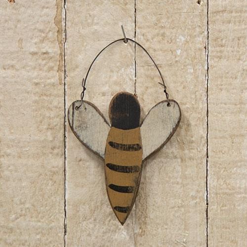 Wooden Bee Ornament