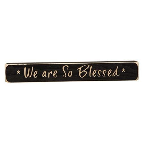 So Blessed Engraved Block, 12"