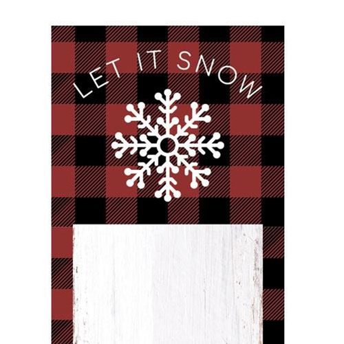Let It Snow Long Notepad