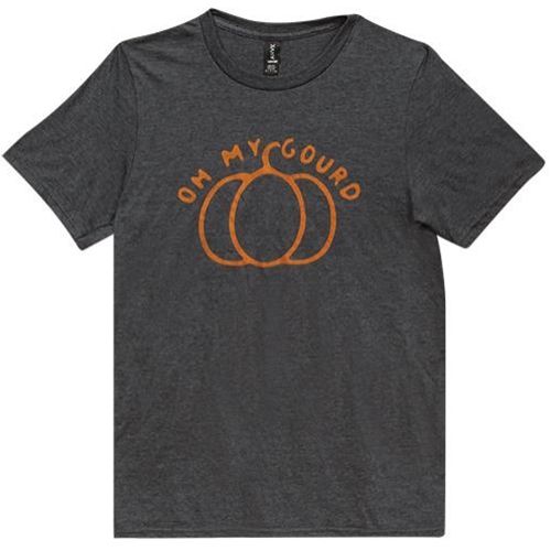 Oh My Gourd T-Shirt, Heather Dark Gray, Large