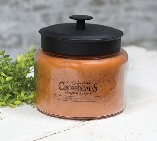 Hot Apple Pie Jar Candle, 64Oz - Experience the Warmth of Freshly Baked Apple Pie