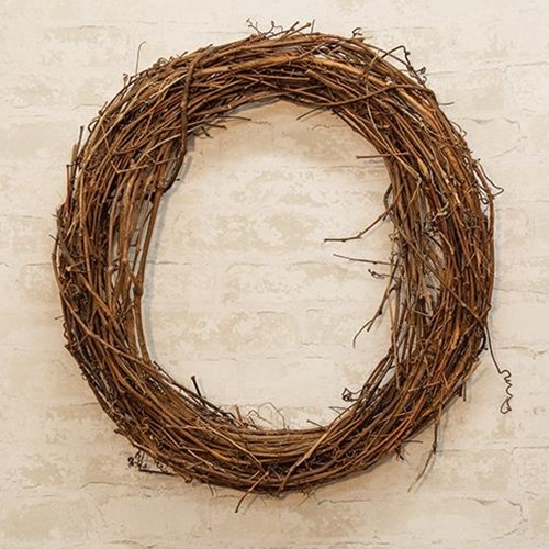 24" Grapevine Wreath - Handmade in the USA for Rustic Country Home Decor