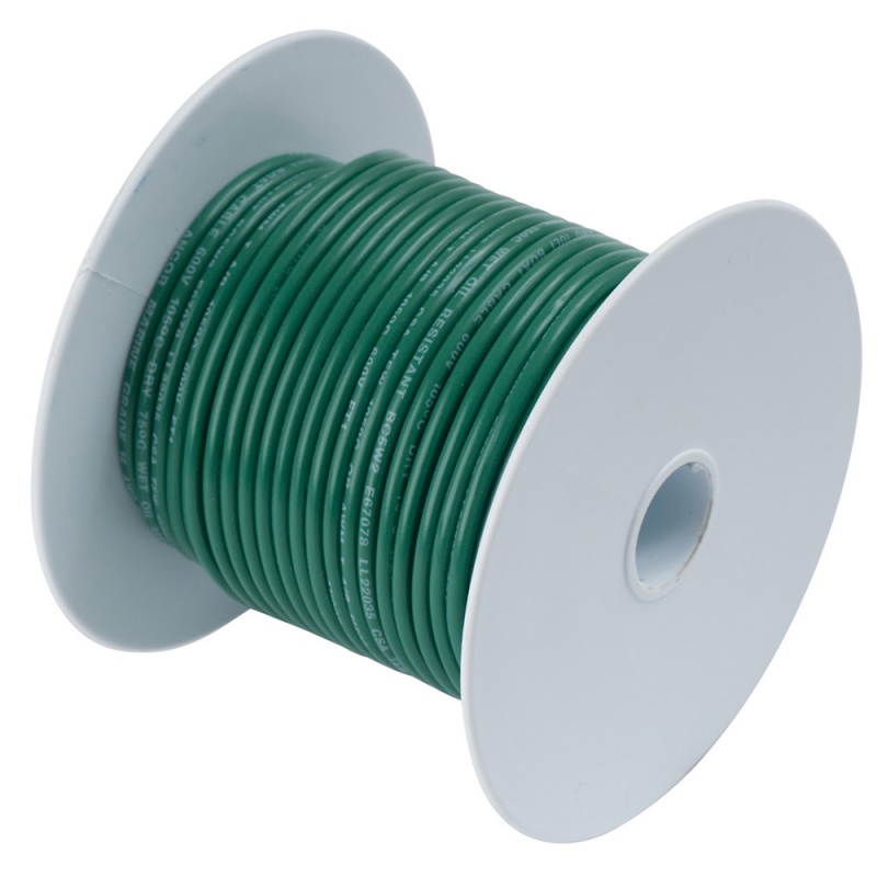 Ancor Green 10 Awg Primary Cable - 100'