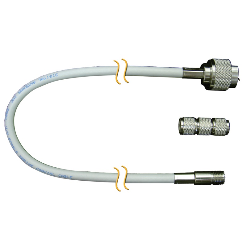 Digital Antenna Rg-8X Cable W/N Male, Mini-Uhf Female - 20'
