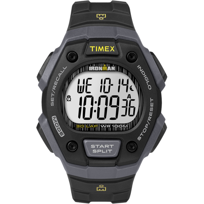 Timex Ironman® Classic 30 Lap Full-Size Watch - Black/Yellow