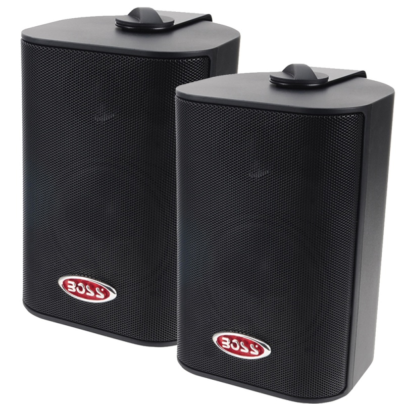 Boss Audio 4" Mr4.3B Box Speakers - Black - 200w