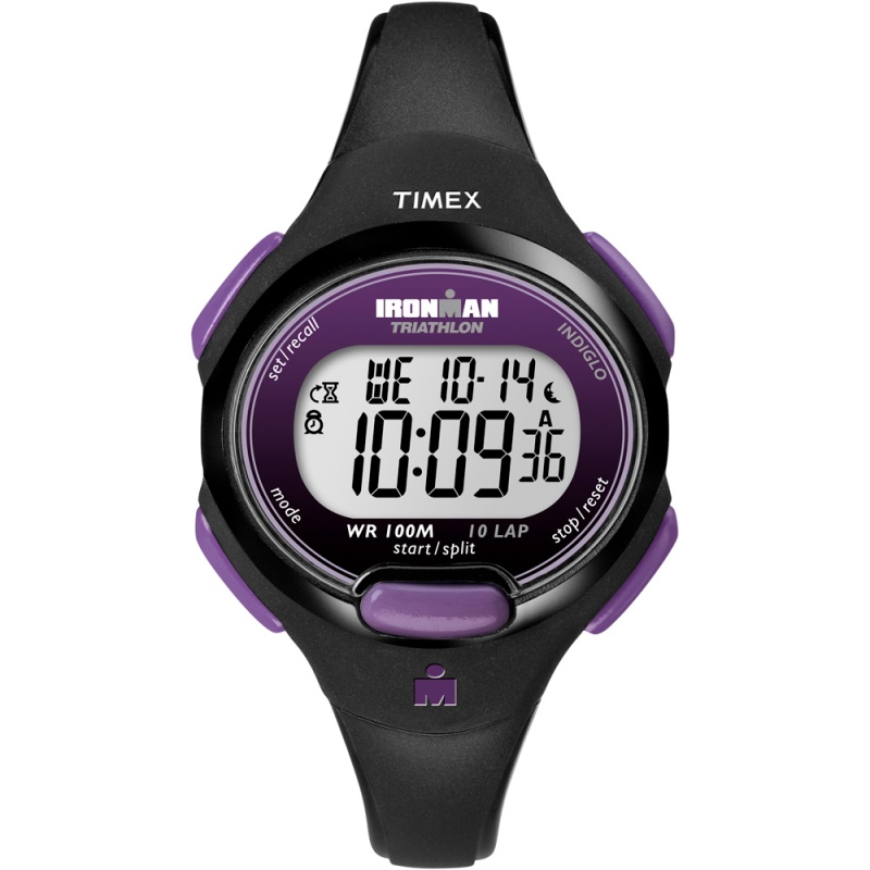 Timex Ironman® 10-Lap Watch - Mid-Size - Purple/Black