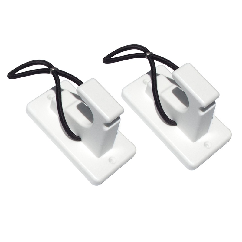 Deep Blue Marine Rod, Gaff, Brush & Dock Line Holder - Pair