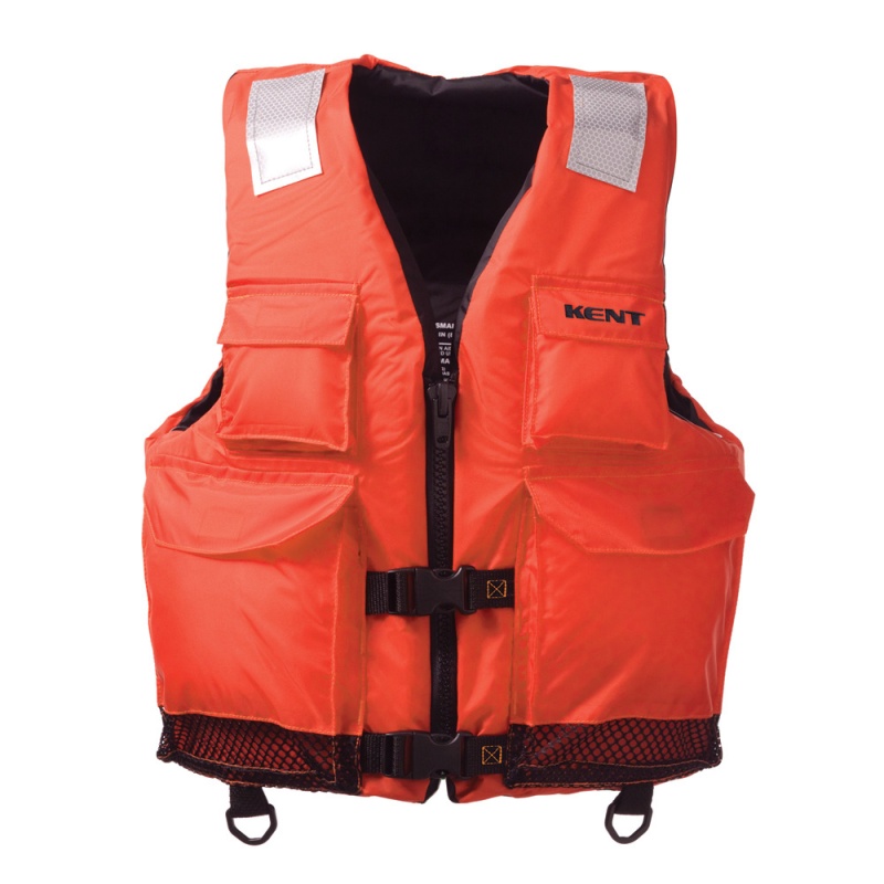 Kent Elite Dual-Sized Commercial Vest - S/M - Orange