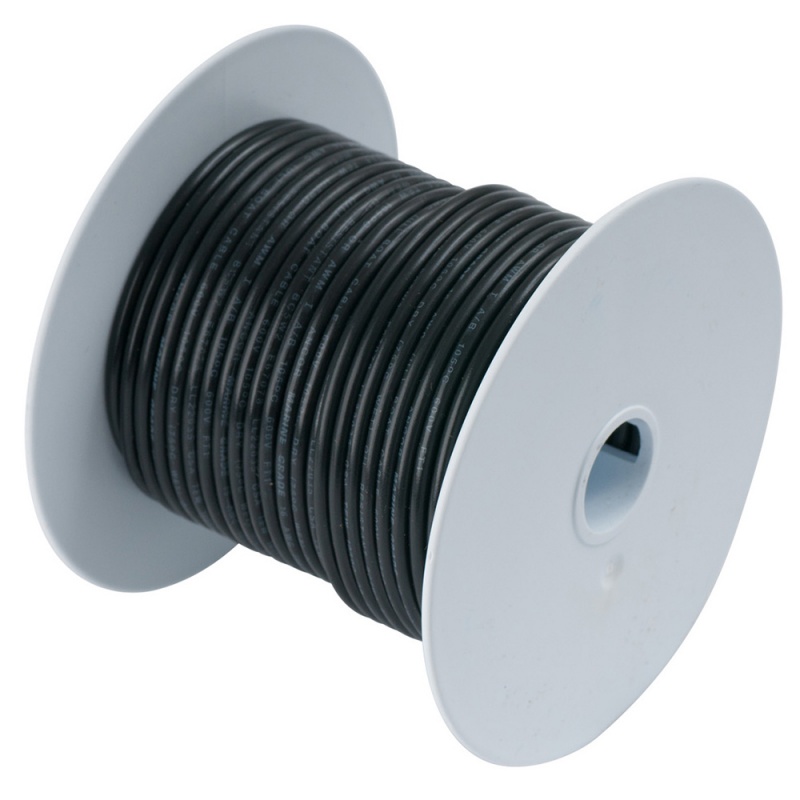 Ancor Black 6 Awg Tinned Copper Wire - 750'