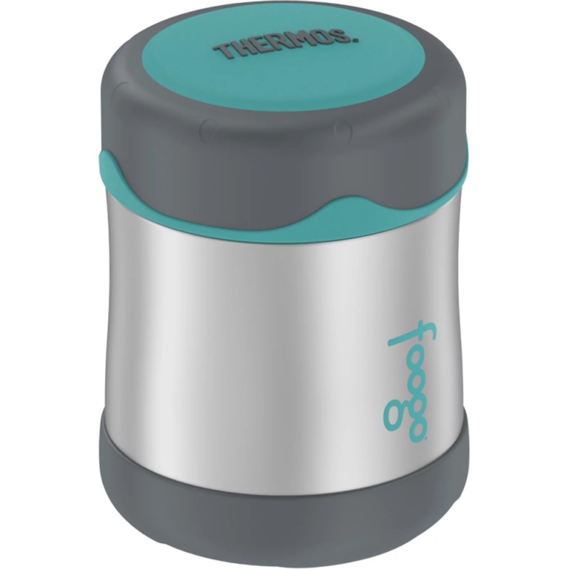 Thermos Foogo® Stainless Steel, Vacuum Insulated Food Jar - Teal/Smoke - 10 Oz