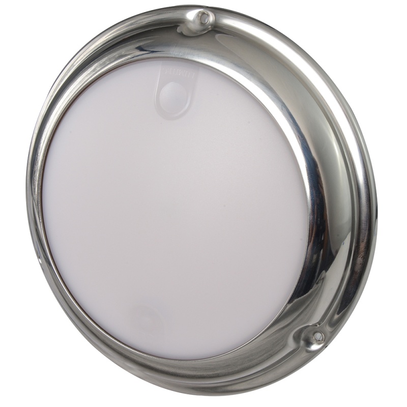 Lumitec Touchdome - Dome Light - Polished Ss Finish - 2-Color White/Red Dimming