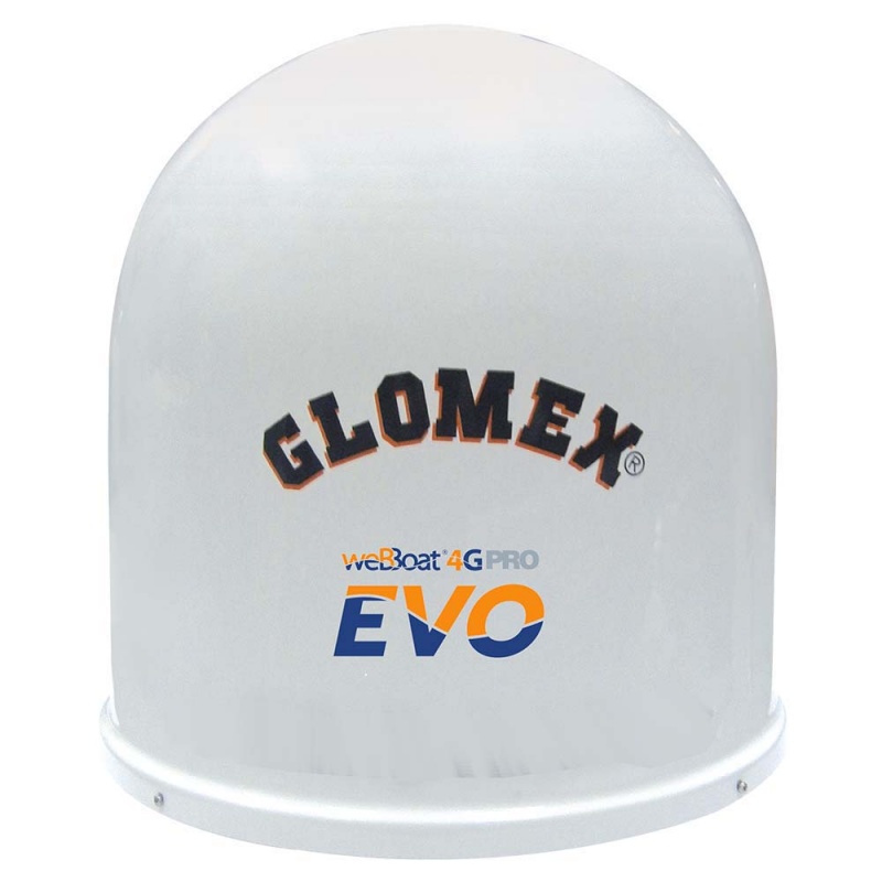 Glomex Webboat® Dual Sim 3G/4G/Wifi Coastal Internet Antenna System (Commercial Grade)