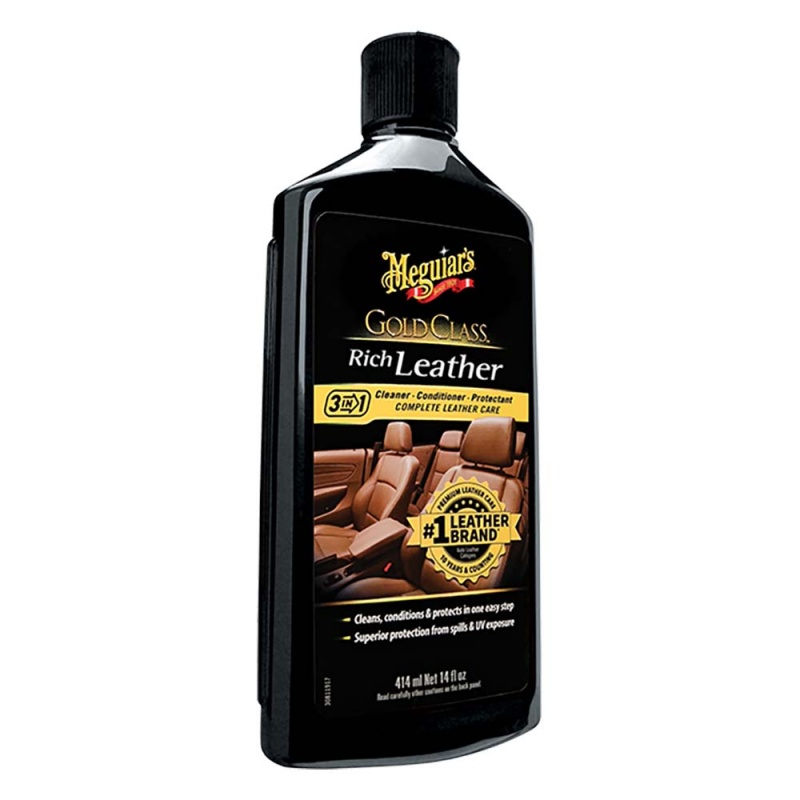 Meguiar's Gold Class Rich Leather Cleaner & Conditioner - 14Oz
