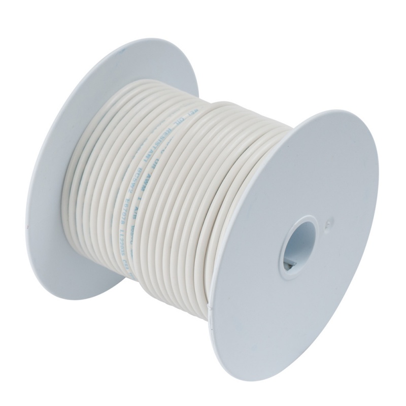 Ancor White 8 Awg Tinned Copper Wire - 500'