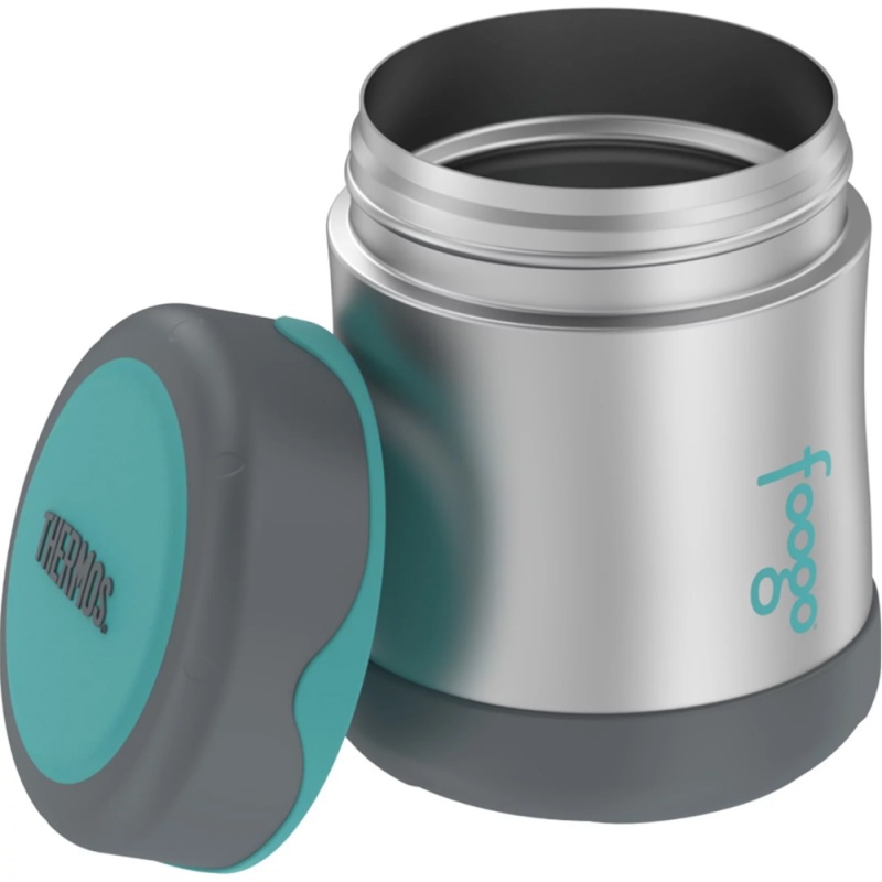 Thermos Foogo® Stainless Steel, Vacuum Insulated Food Jar - Teal/Smoke - 10 Oz