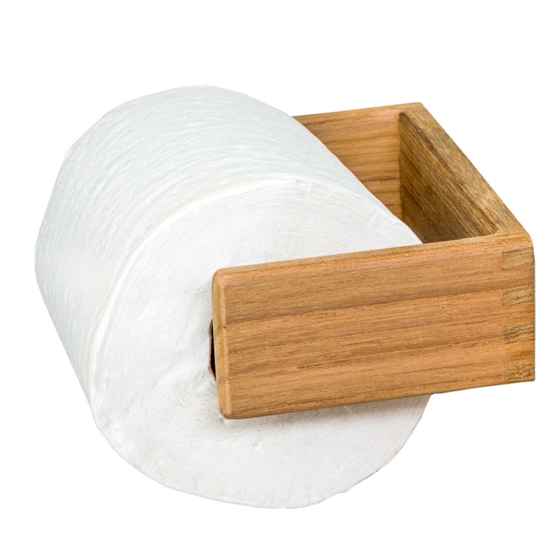 Whitecap Teak Toilet Tissue Rack