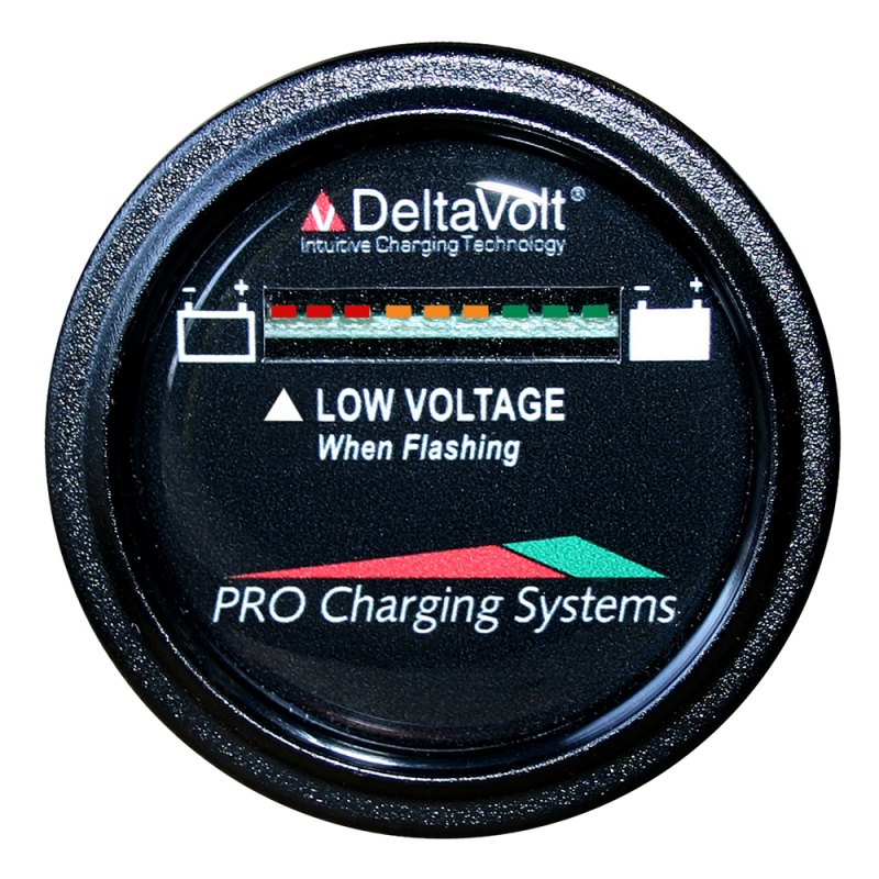 Dual Pro Battery Fuel Gauge - Deltaview® Link Compatible - 64V System (8-8V Batteries)