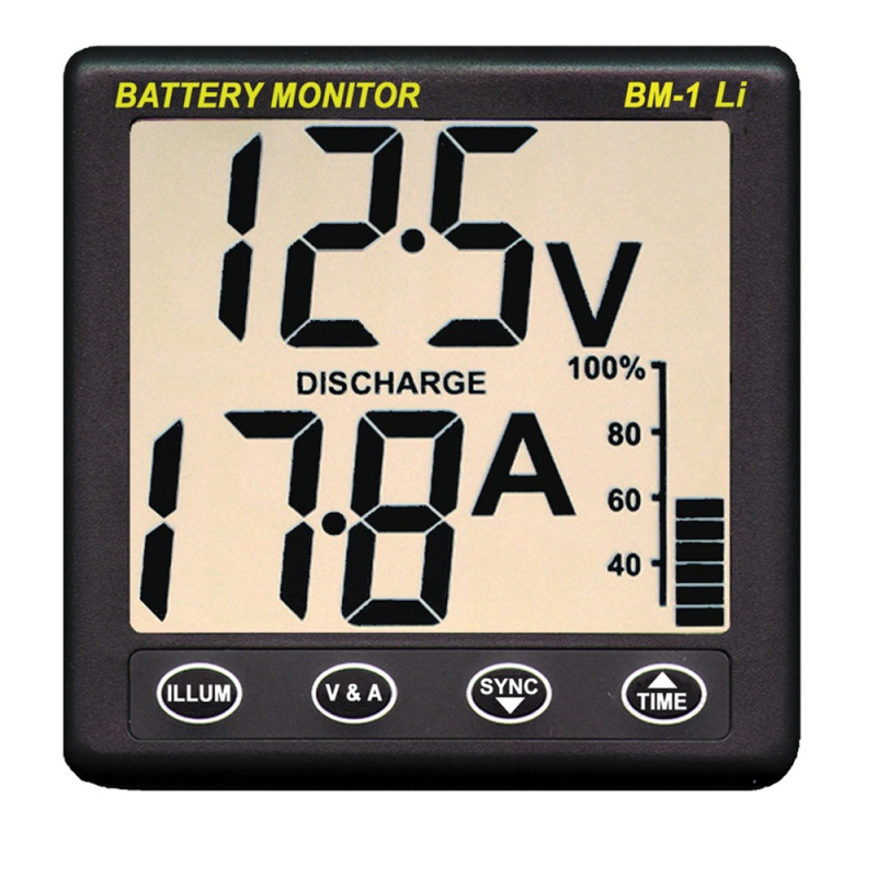 Clipper Bm-1 Li Battery Monitor F/12V Lithium