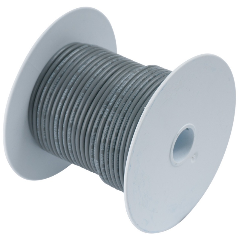Ancor Grey 16 Awg Tinned Copper Wire - 1,000'