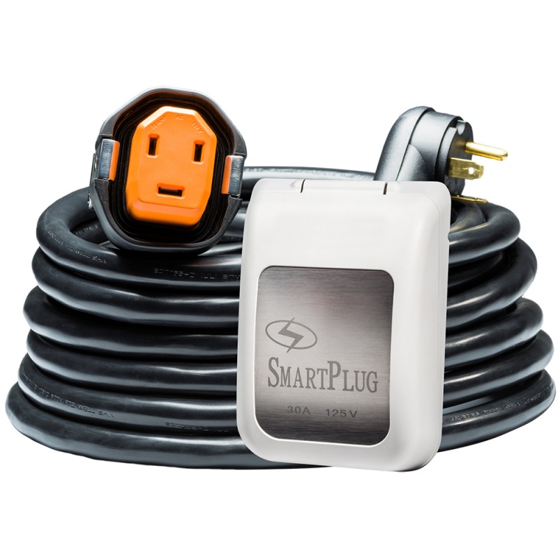 Smartplug Rv Kit 30 Amp Dual Configuration Cordset & White Inlet Combo - 30'