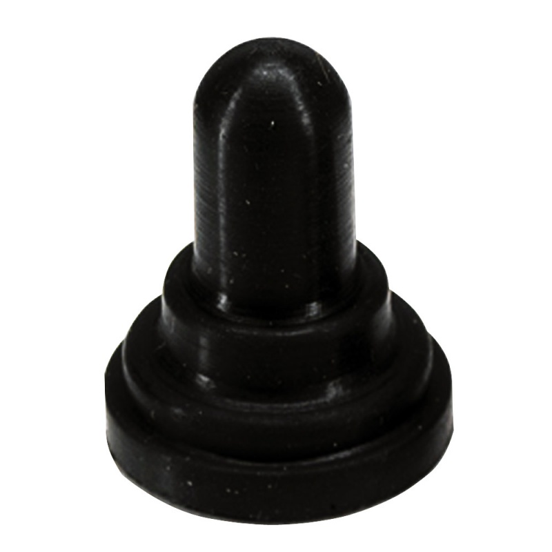 Paneltronics Toggle Switch Boot - 23/32" Round Nut - Black F/Toggle Switch