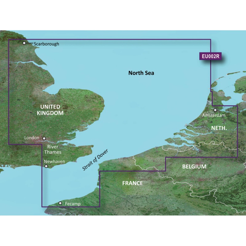Garmin Bluechart® G3 Hd - Hxeu002r - Dover To Amsterdam & England Southeast - Microsd™/Sd™