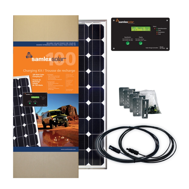 Samlex Solar Charging Kit - 100W - 30a