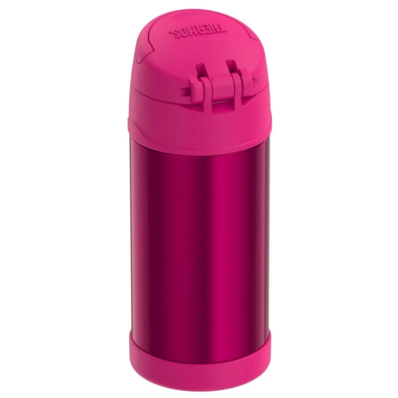 Thermos Funtainer® Stainless Steel Insulated Pink Water Bottle W/Straw - 12Oz