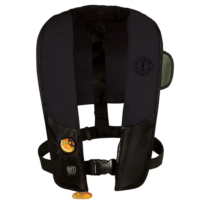 Mustang Hit Inflatable Pfd F/Law Enforcement - Black