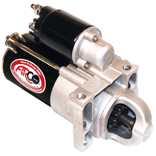 Arco Marine Top Mount Inboard Starter W/Gear Reduction - Counter Clockwise Rotation for 6.0L GM Engines