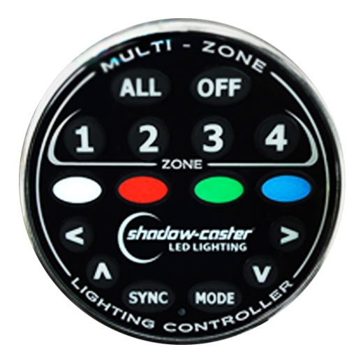 Shadow-Caster Round Zone Controller 4 Channel Remote F/MZ-LC or SCm-LC