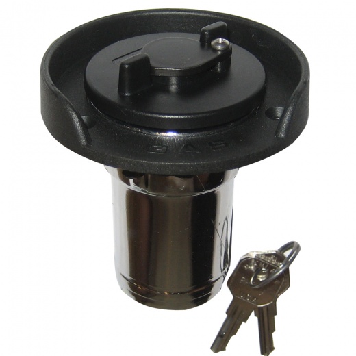 Perko Chromalex Locking Gas Fill F/ 1-1/2" Hose