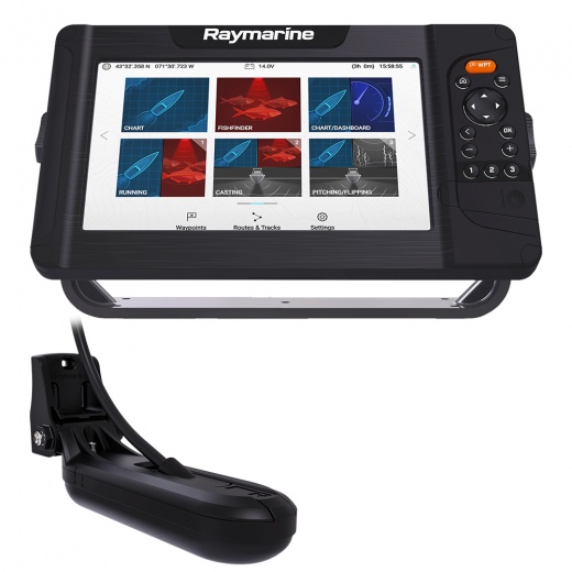 Raymarine Element™ 9 Hv Combo W/Hv-100 Transducer & Nav+ Us & Canada Chart