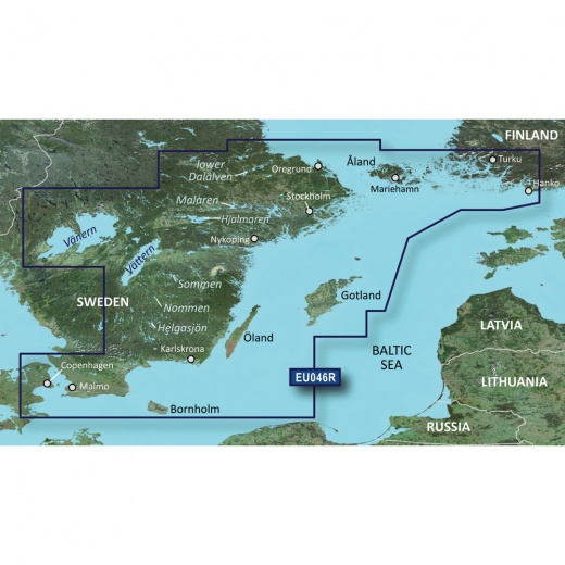 Garmin Bluechart® G3 Vision® Hd - Veu046r - öRegrund, åLand To Malmö - Microsd™/Sd™