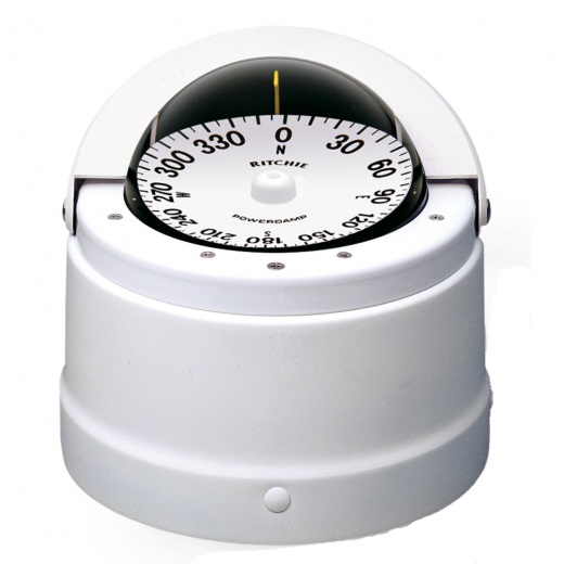 Ritchie Dnw-200 Navigator Compass - Binnacle Mount - White