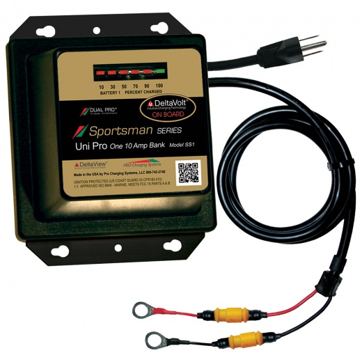 Dual Pro Sportsman Series Battery Charger - 10A - 1-Bank - 12v