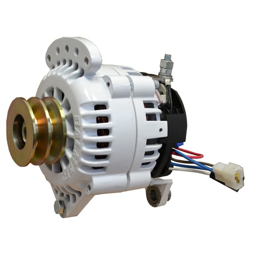 Balmar Alternator 120 Amp 12V 4" Dual Foot Saddle Dual Pulley W/Isolated Ground