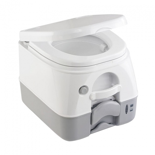 Dometic 974 Msd Portable Toilet W/Mounting Brackets - 2.6 Gallon - Grey