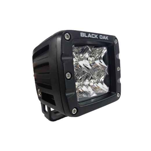 Black Oak Pro Series 2" Flood Pod Light - Black