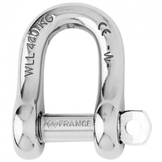 Wichard Captive Pin D Shackle - Diameter 6Mm - 1/4