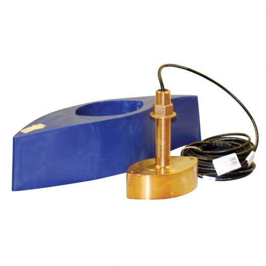 Furuno 1Kw Bronze Thru-Hull Transducer with Temperature and High-Speed Fairing Block