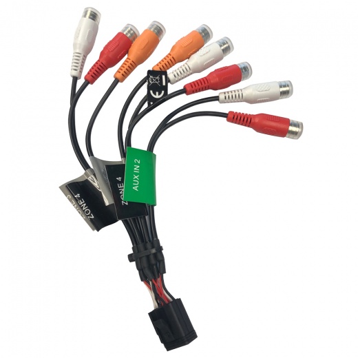 Fusion Wire Harness F/ Ms-Ra770 Stereo - Zone 3 & 4 (E Port-Rca)