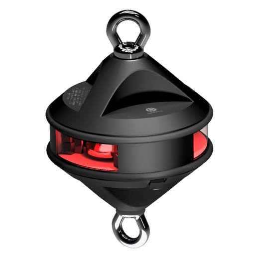Lopolight Series 200-014 Hoist Light - 2Nm - Red - Black Housing