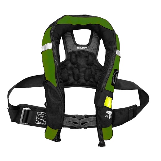 First Watch FW-40Pro Ergo Auto Inflatable PFD - Green