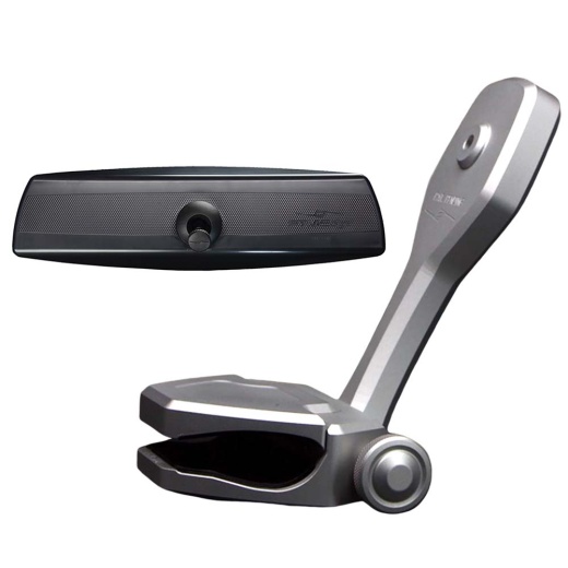PTM Edge Mirror/Bracket Kit W/VR-140 Pro Mirror & ZXR-320 (Silver)