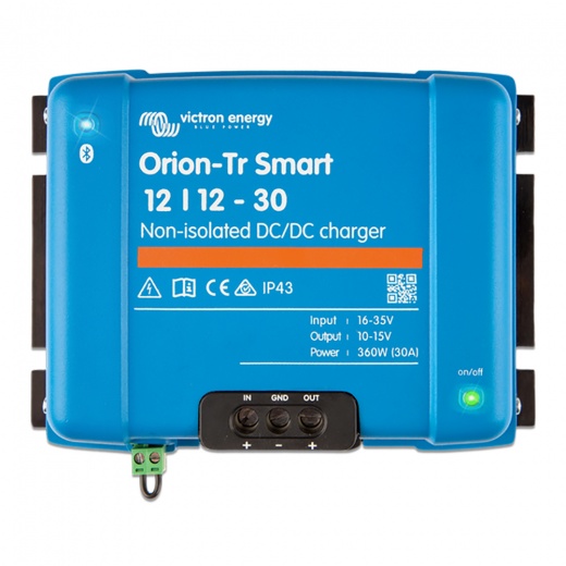 Victron Energy Orion-Tr Smart 12/12-30 30A (360W) Non-Isolated DC-DC Charger or Power Supply