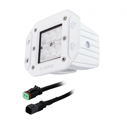 Heise 6 Led Marine Cube Light - Flush Mount - 3"