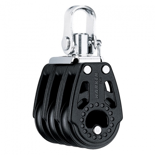 Harken 29Mm Triple Carbo Air Block W/Swivel