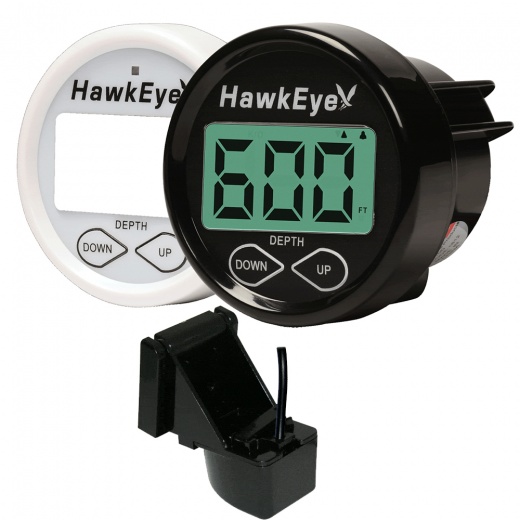 Hawkeye Depthtrax In-Dash Digital Depth Gauge - Transom Mount